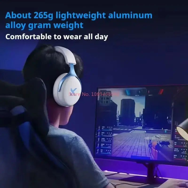 MCHOSE V9 pro Wireless Bluetooth Headset Low Delay Three Mode Microphone Noise Reduction Dynamic Sound for Office And Gaming Badiee Stylez