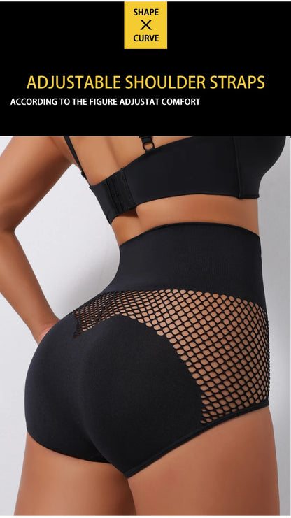 Flarixa 1/2/3Pcs Hollow Belly Control Shapewear Women Panties High Waist Double Layer Tummy Shaper Heart-shaped Hip Lift Pants Badiee Stylez