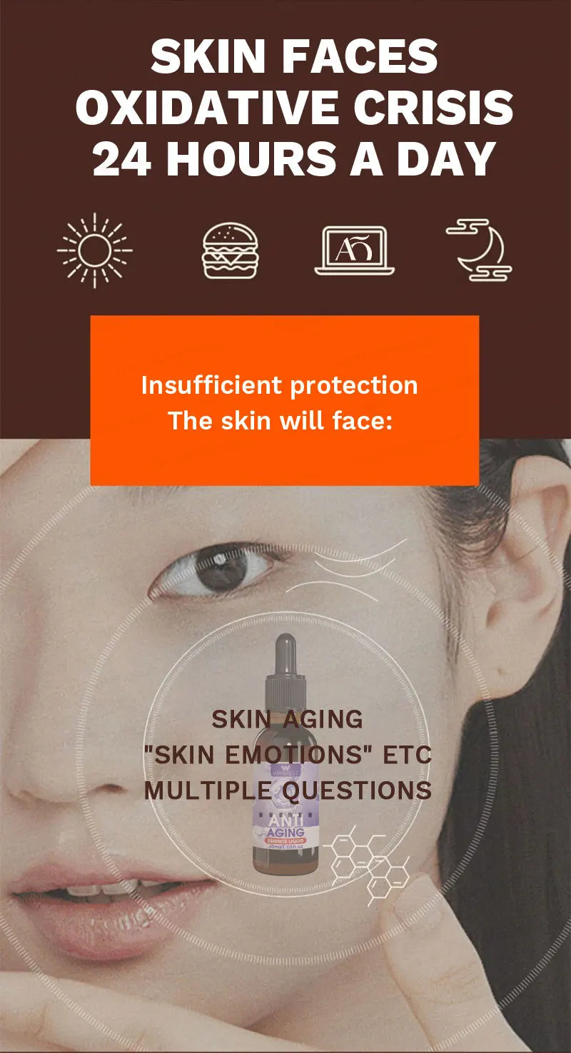 No wrinkles, 20 years younger