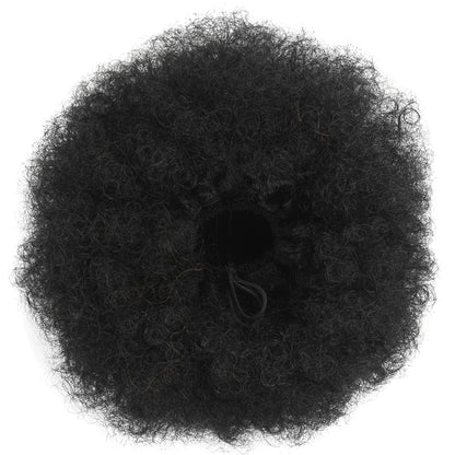 Synthetic Large Afro Puff Drawstring Ponytail Kinky Curly Bun HairPiece African American Clip in Updo Extensions for Black Women