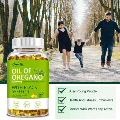 Oregano Oil - Promotes Digestion and Intestinal Health, Balance Intestinal Flora, Antioxidant, Enhances Immunity