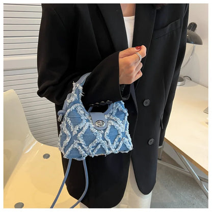 2024 New Designer Single Shoulder Bag Women Fashion Chain Crossbody Bags For Women Brand Ladies Handbags And Purses