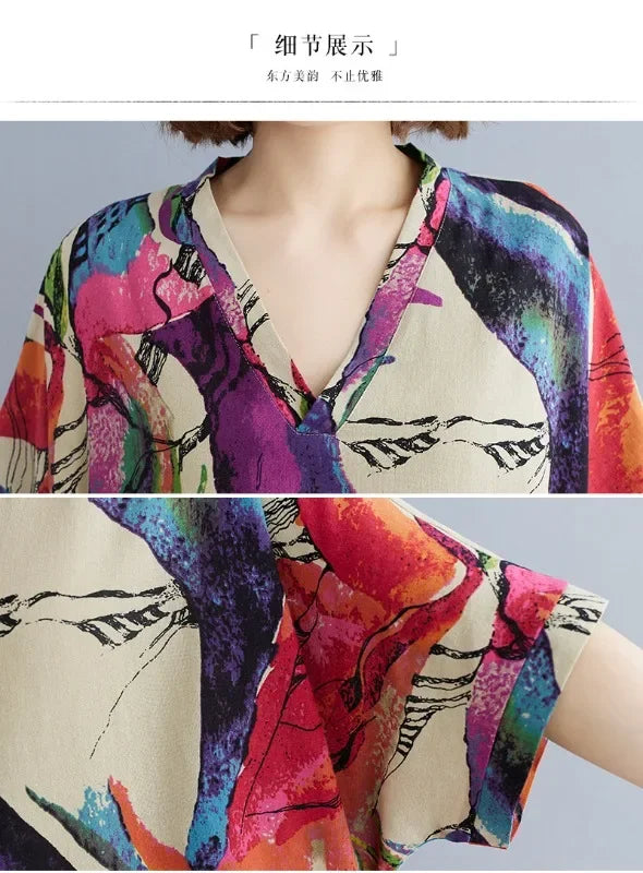 Summer Dress for Women Clothing Long Dress Fashion Clothes Cotton Vintage Harajuku Elegant Streetwear Maxi Beach Dresses