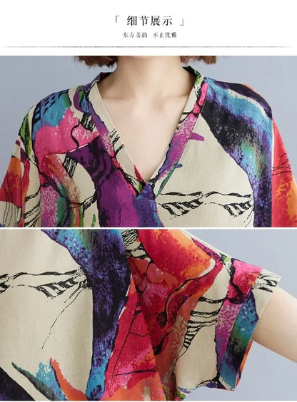 Summer Dress for Women Clothing Long Dress Fashion Clothes Cotton Vintage Harajuku Elegant Streetwear Maxi Beach Dresses