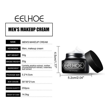Men's Makeup Cream Acne Mark Concealer for Hydrating Moisturizing Oil Control Pore Shrinkage Firming Male Facial Skin Care