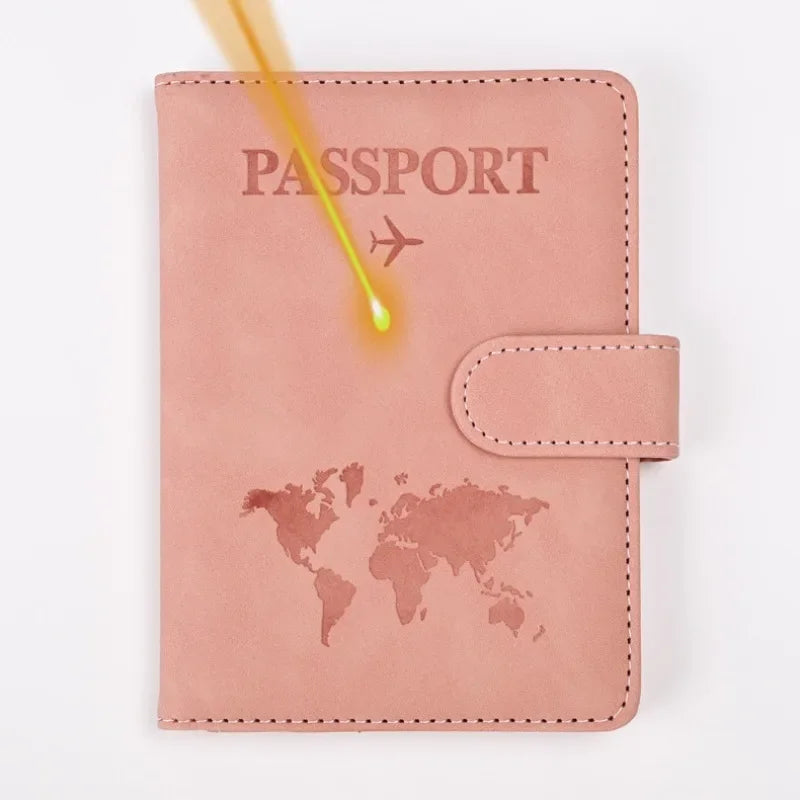 Custom Passport Cover Monogrammed Engraved Name Passport Cover Case Holder Wedding Bridesmaid Groomsman Gift Passport Wallet Pink