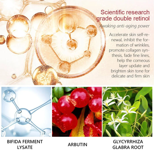 Anti Wrinkle Retinol Eye Serum Dark Circle Eye Bags Remover Whitening Brightening Skin Moisturizer Lightening Cream Eye Care