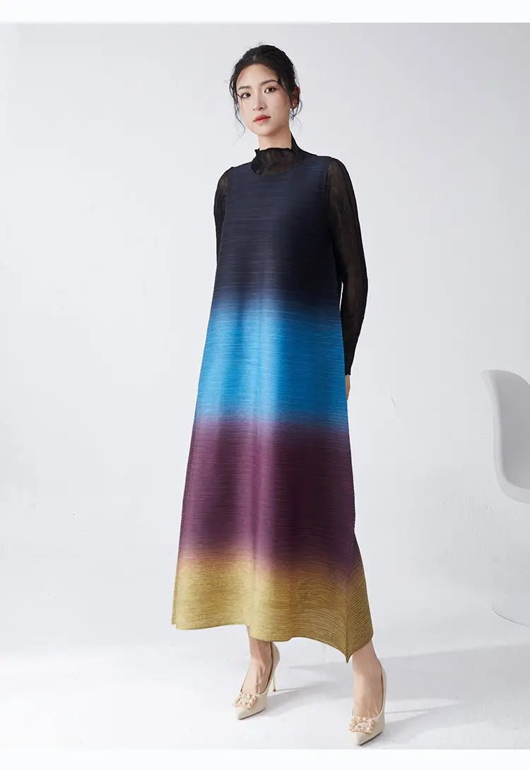 Dress women's high-end wear 2025 new models gradually change sleeveless loose long dress tide Badiee Stylez