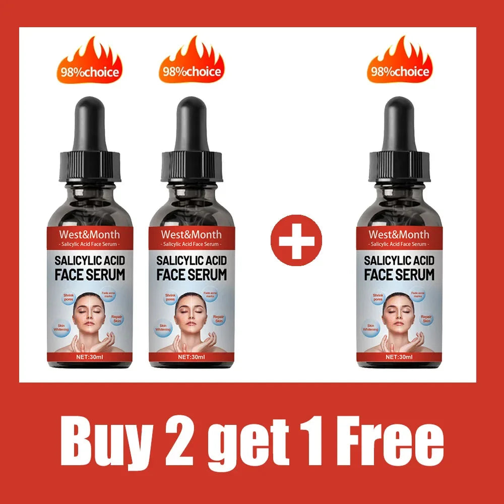 Niacinamide Facial Serum Salicylic Acid Moisturizing Skin Care Products 2024 3PCS