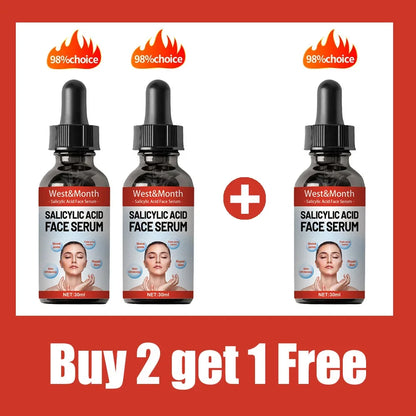 Niacinamide Facial Serum Salicylic Acid Moisturizing Skin Care Products 2024 3PCS