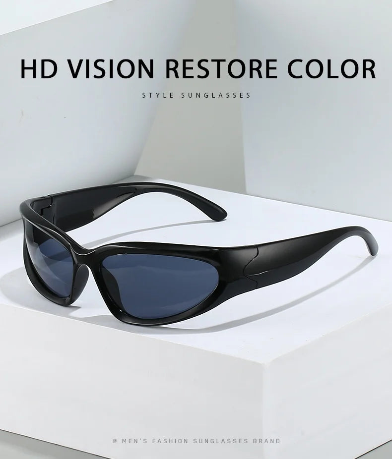 1/2/3pcs Fashionable Men and Women Sunglasses High-end Y2K Square Bicycle Glasses Resistant Sunglasses Outdoor Hiking Glas UV400 Badiee Stylez