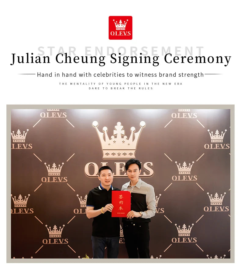 OLEVS Luxury Brand Women Watches Ceramic Tape Japanese Movement Quartz Watch for Lady Gift Bracelet Fashion Versatile Exquisite