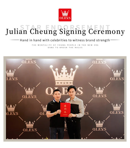 OLEVS Luxury Brand Women Watches Ceramic Tape Japanese Movement Quartz Watch for Lady Gift Bracelet Fashion Versatile Exquisite