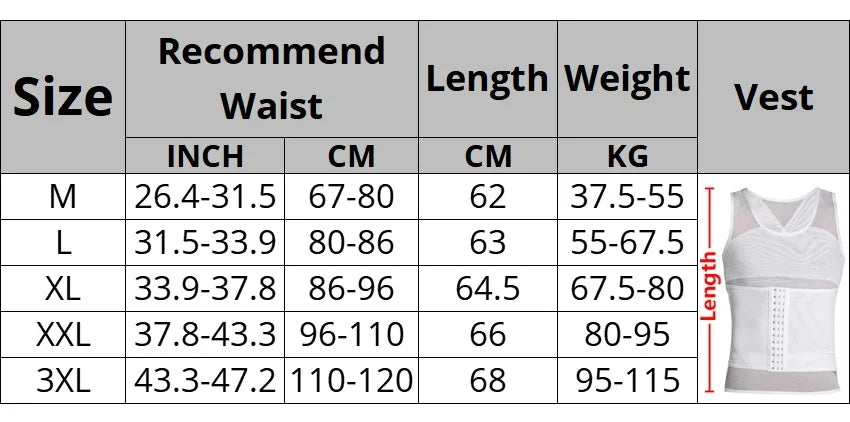 Mens Body Shaper Compression Vest Abdomen Shapewear Tummy Slimming Sheath Gynecomastia Shapers Corset Waist Trainer Fajas Tops Badiee Stylez