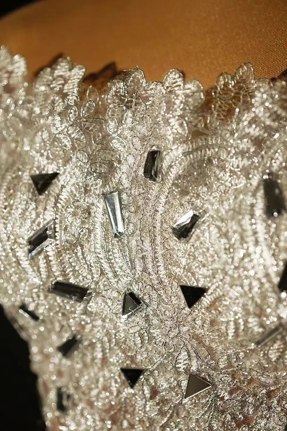 Gold Color Women Sexy 2 Pieces Strapless Bodycon Mini Dress Bar Singer Nightclub Party Celebrate Birthday Dress Wholesale