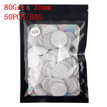 Disc For Pedicure Cuticle Callus Remove Tool For Electric Foot File Callus Hard Dead Skin Pedicure Tools Replaceable Sandpaper white 80girt 1bag