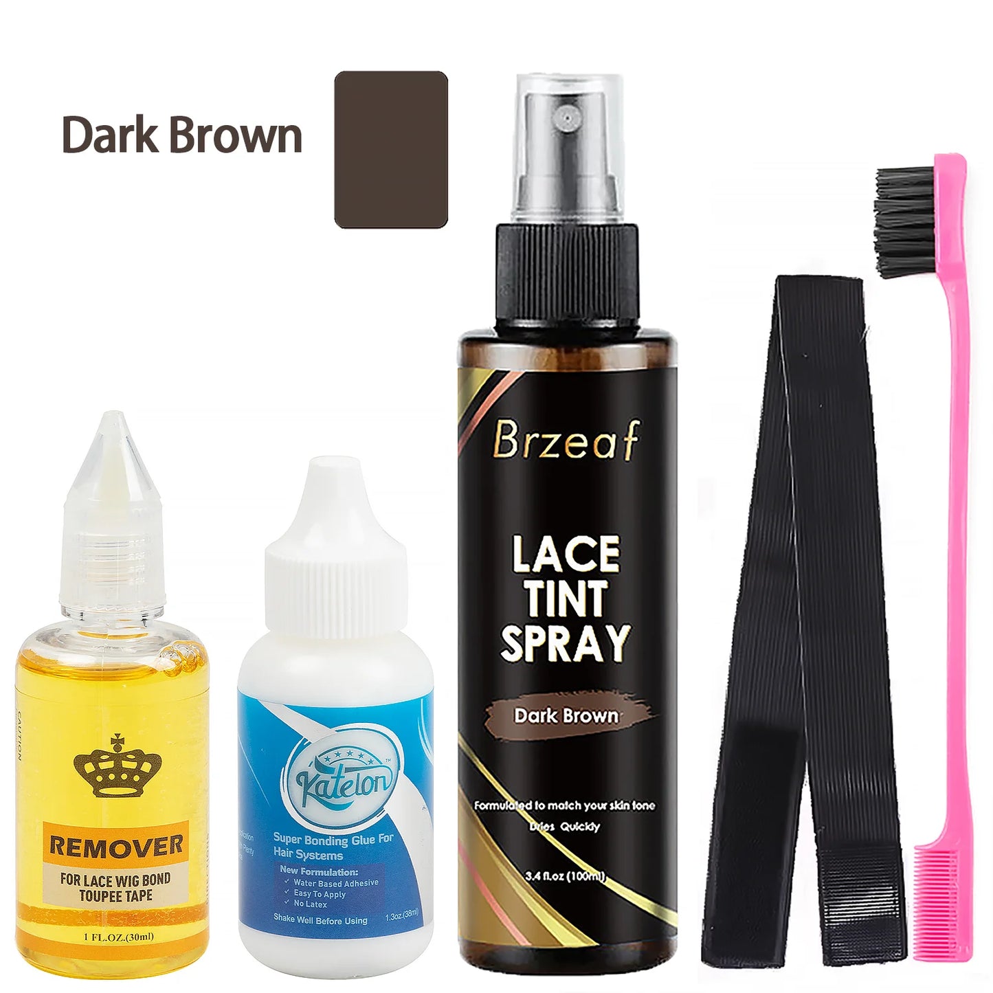 Wig Glue Spray for Front Lace Wig Lace Melting Spray for Wigs Melting Spray Lace Bond Spray Lace Glue Kit Wig Install Kit