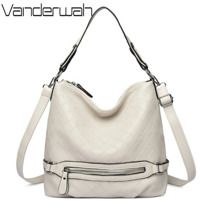 Genuine Brand High Quality Leather Casual Tote Luxury Handbags Women Bags Designer Shoulder Underarm Bags for Women Bucket Sac