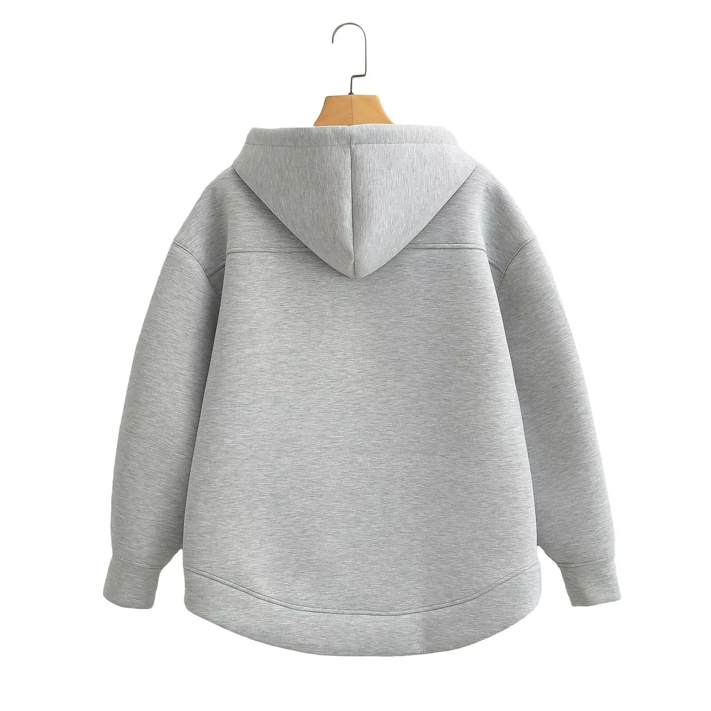 MUJER Zip up Hoodies Women Autumn Hooded Sweatshirt Woman Long Sleeve Oversized Women's Sweatshirts Zip Hoodie Women Jackets