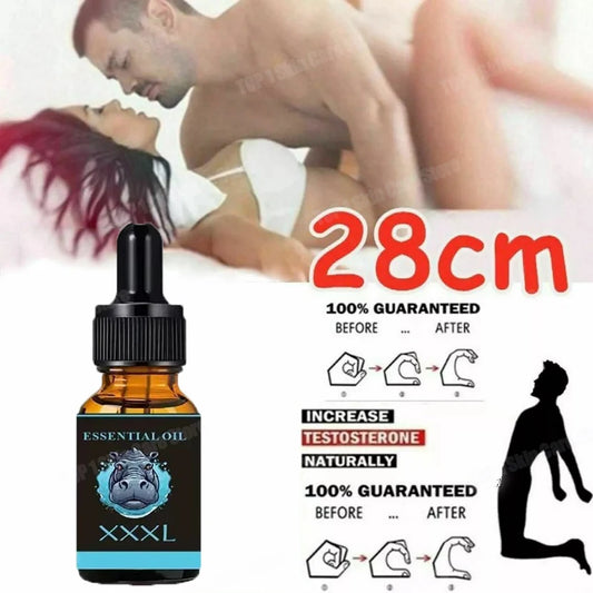 Penis Permanent Thickening, Increase XXL Growth Enlargement Massage Men's Cock Erection Lubricant Plant Extracts Massage Oil - Badiee Stylez