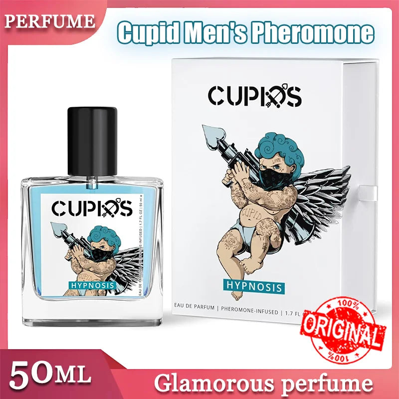 50ml Original Cupid Men's Pheromone Cologne Lasting Mature Hypnotic Rich Fragrance High Quality Hombre Perfume Body Spray - Badiee Stylez