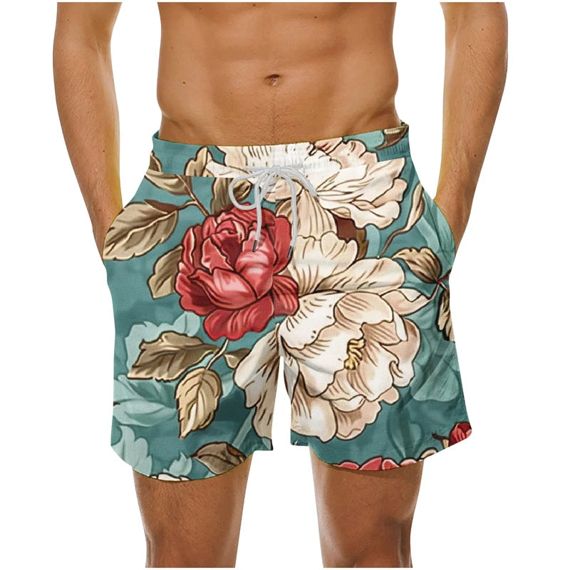 Fashion Mens Shorts Summer Swim Shorts Oversize Male Shorts Hawaii Beach Shorts Gym Short Pants Casual Swimming Surfing Shorts Badiee Stylez