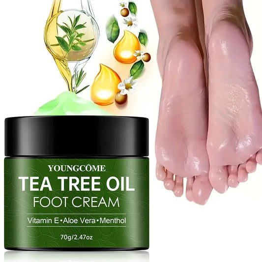Tea Tree Foot Cream Heel Cracking Repair Products Exfoliation Dead Skin Removal Softening Moisturize Smooth Skin Care new