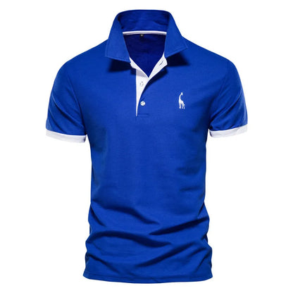 Men's Summer Golf Polo Shirt - High-Quality Casual Short Sleeve Tee in Plus Size (5XL) by [Brand Name]