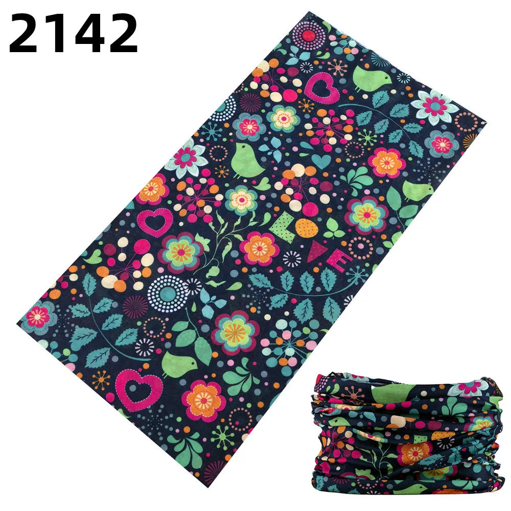 2101Unisex Climbing Hiking Scarf Sport Headwear Bandanas Motorcycle Turban Hand Band Magic Scarves Outdoor Cycling Headband Mask 2142