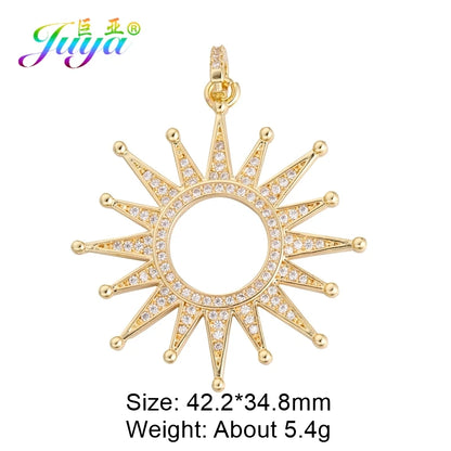 Juya Handmade Luxury Rainbow Zirconia 18K Gold Plated Decoration Snake Charms For DIY Fashion Talisman Jewelry Making Supplies Gold 6 CHINA