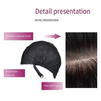 New synthetic wig female short hair refreshing personality high temperature silk holiday party daily complete full head cover