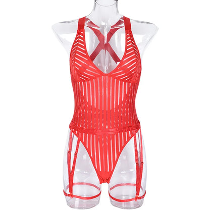 Romantic Bilizna Sexy Below Lingerie for Sex New Women's Underwear Cutting Tight Woman Clothing Vs Lingerieset Dames Thong Whole