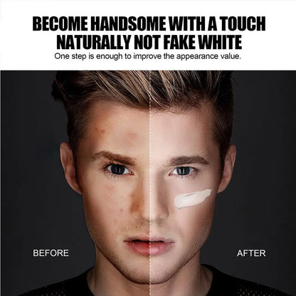 Men's Makeup Cream Acne Mark Concealer for Hydrating Moisturizing Oil Control Pore Shrinkage Firming Male Facial Skin Care