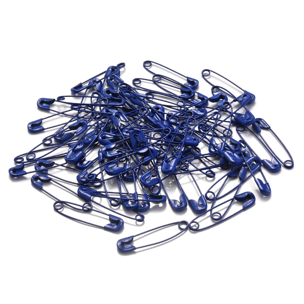 30pcs 6x30mm Colorful High Quality Safety Pins Paper Clip DIY Sewing Tools Metal Needles Large Safety Pin Brooch Accessories