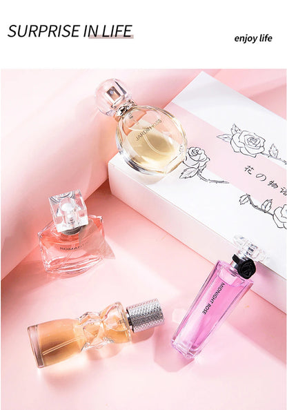 Brand 105ml Perfume Women Gift Box Four Piece Set духи Lasting Fragrance Body Spray Plant Floral Scent Pheromone Eau De Parfum Badiee Stylez