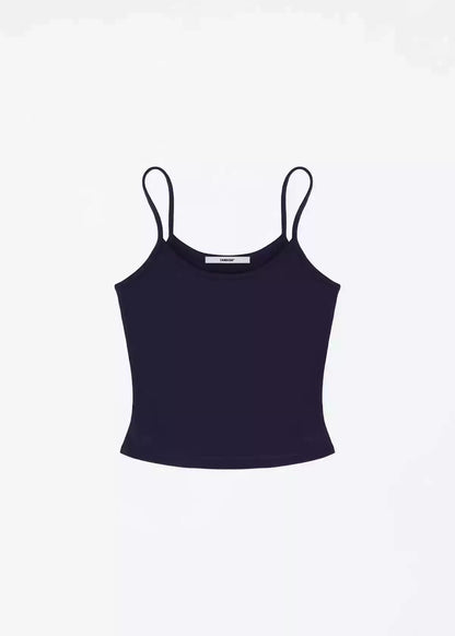 Tank Summer Women's Solid Color Slimming Stretch Fitness Camisole Basic Sports Bra Skin-Friendly Yoga Top PURPLE