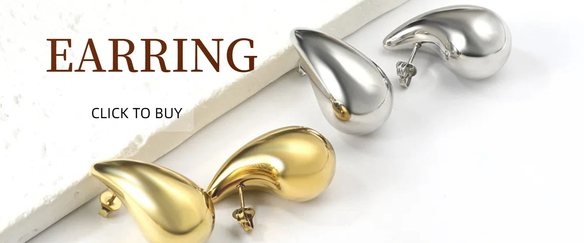 LUXUSTEEL Pendant Earnail Chain Bracelet Set Flower Shaped Stainless Steel Pendants Necklace Earring Sets Necklace Jewelry Gift Badiee Stylez