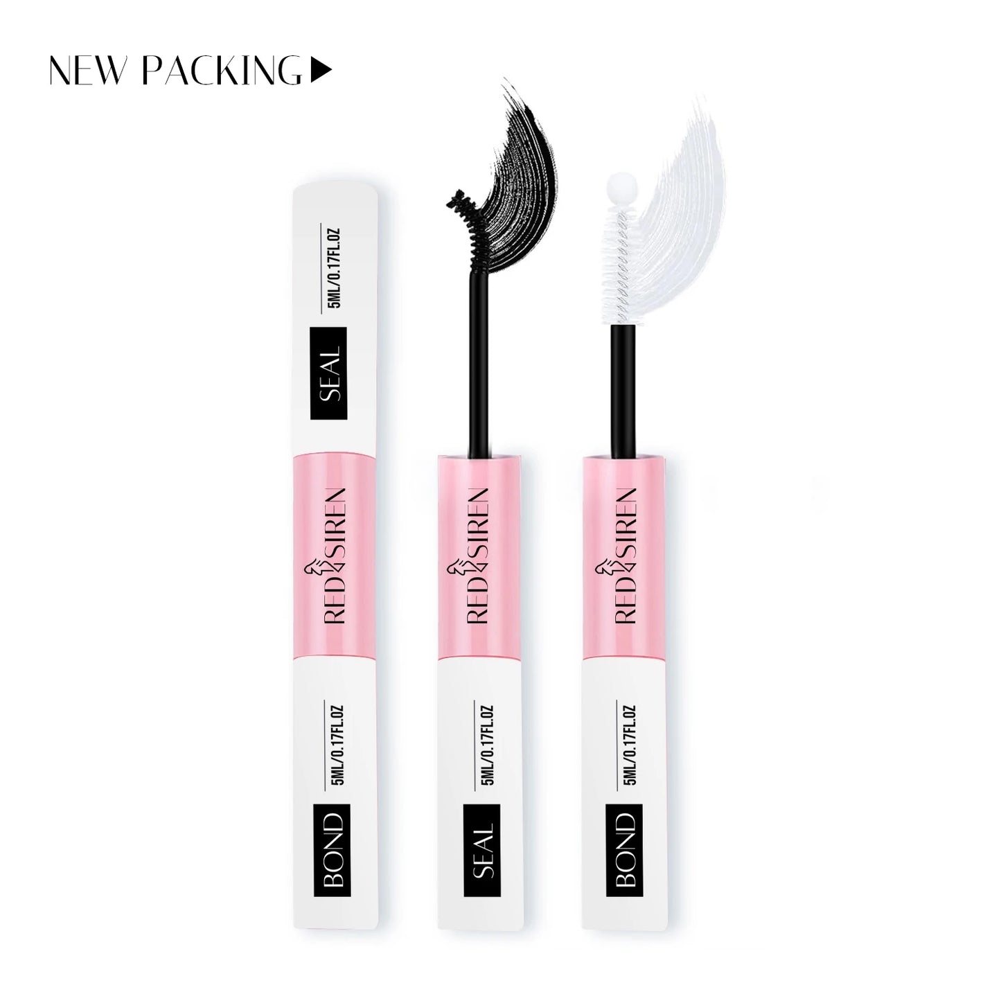 Glue False Eyelashes New Double Heads 2 In 1 Bond and Seal Lash Glue ,Waterproof Long Lasting DIY Cluster Eyelash Glue Cosmetics