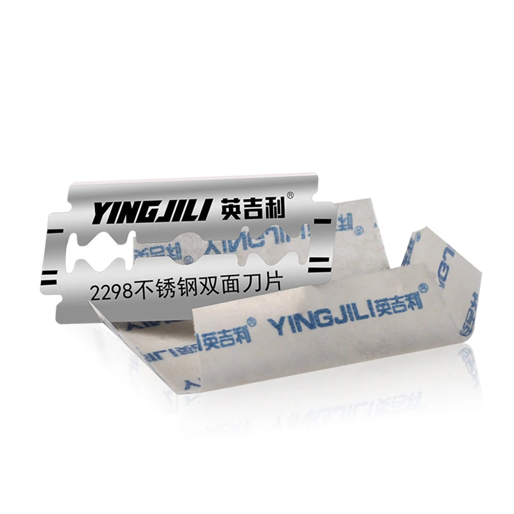 Razor Blades For Double Edge Razor,Stainless Steel Blades Used for Folding Knife with Shaving & Hair Removal 10/20pcs