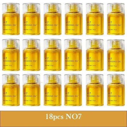 30ml No. 7 Bonding Oil Original Hair Care Repair Damaged Essential Oil Conditioners Increase Shine Softness Color Vibrancy Frizz 18pcs NO7