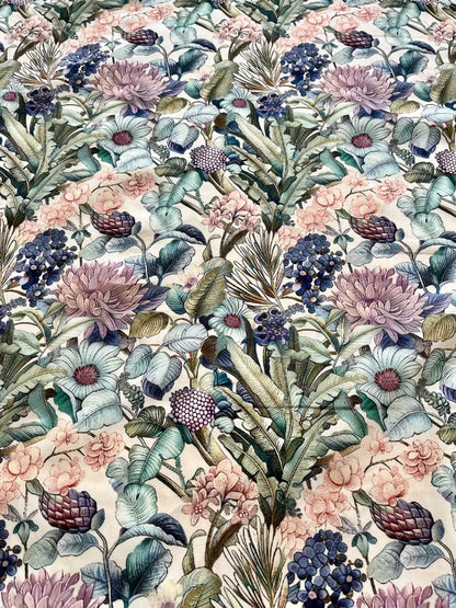 High-Quality 60S Long-Staple Cotton Fabric for Cheongsam and Dress, 140x50cm