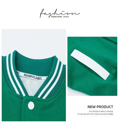 Fashion Spring Autumn Long Sleeve Outwear Teenager Kids Letter Printed Coat Sport Children Clothing 3 8 10 12 Years Old