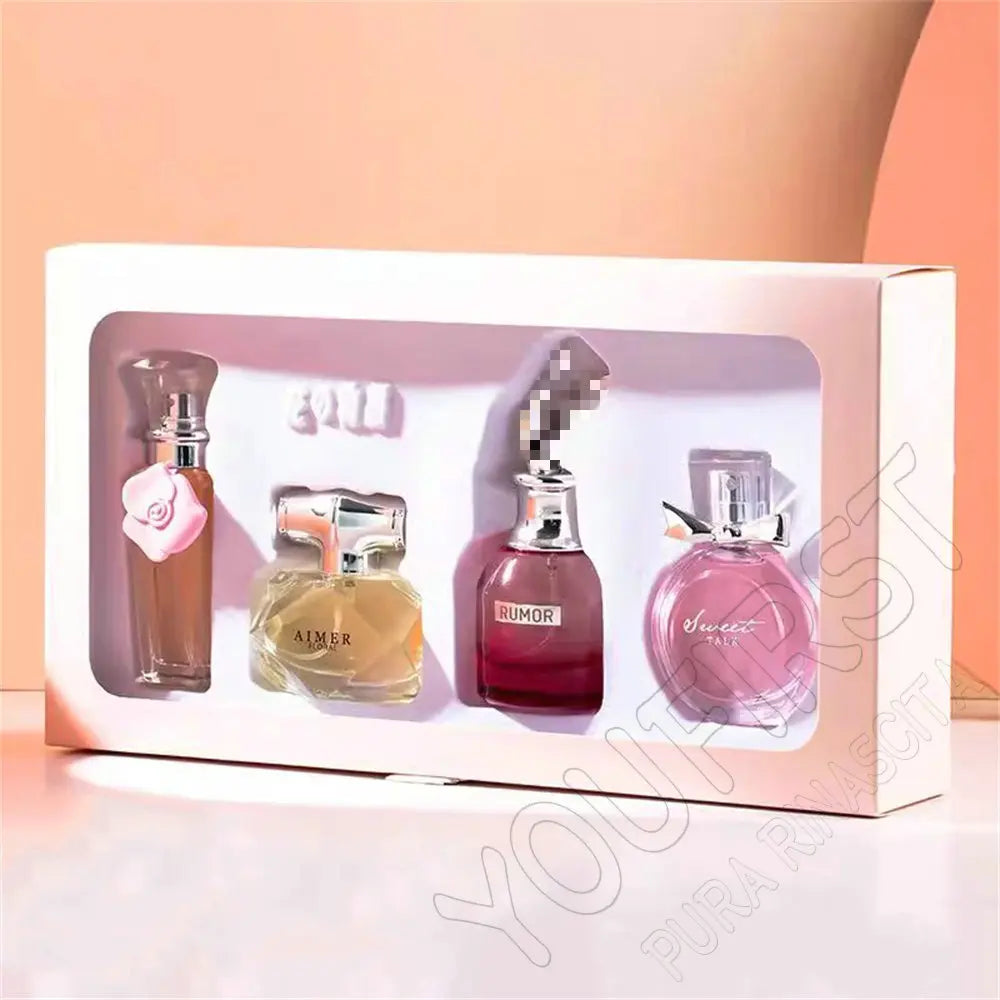 Classic Brand Perfume Women Eau de Parfum Femme 100ml Club De Nuit Perfumes Feminino Gift Box 4Pcs Set Floral Fruity Scent Spray Badiee Stylez