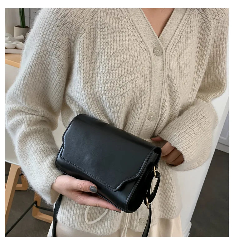 Mini Crossbody Bag for Women PU Leather Shoulder Bags Luxury Designer Handbag Fashion Female Messenger Small Square Pocket