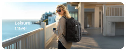 BAGSMART Travel Backpack Flight Approved 30L Lightweight Backpack for Men Women Waterproof Travel Bag with USB Charging Port