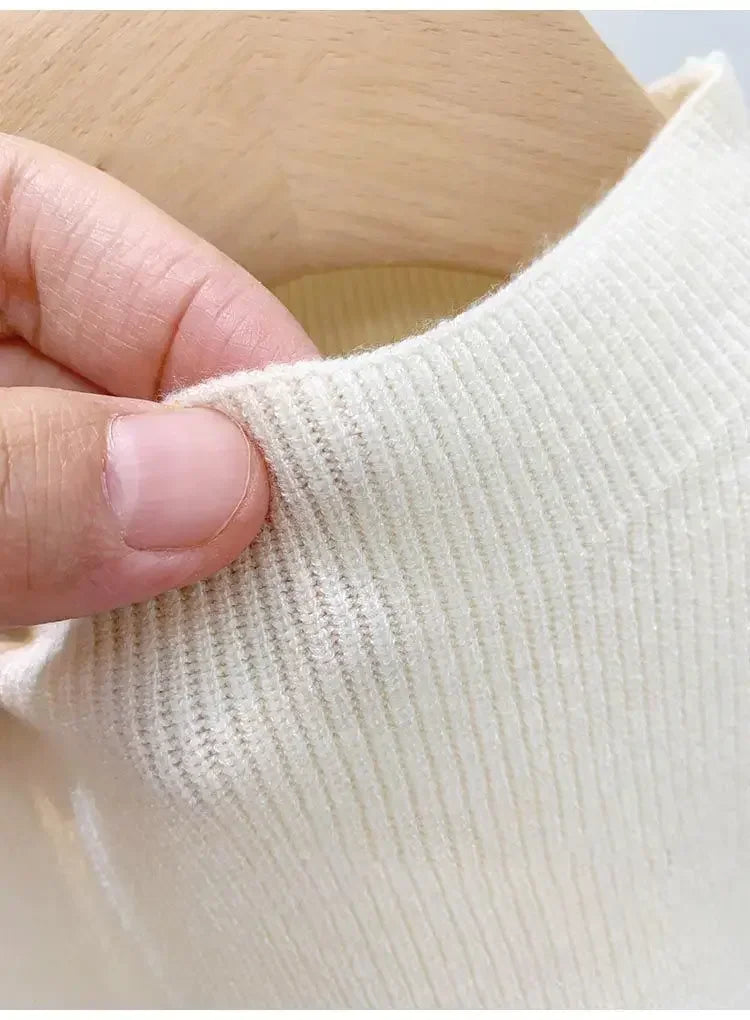 Knitted Top Women Y2K Tank Top Half Neck Vest Female Sleeveless Sweater Chic Streetwear Solid Skinny Tube Top Summer 2025