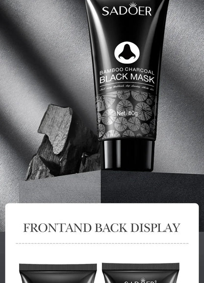 Blackhead Remover Mask Bamboo Charcoal Shrink Pores Acne Black Head Removal Cream Nose Cleansing Black Peel Off Masks Skin Care