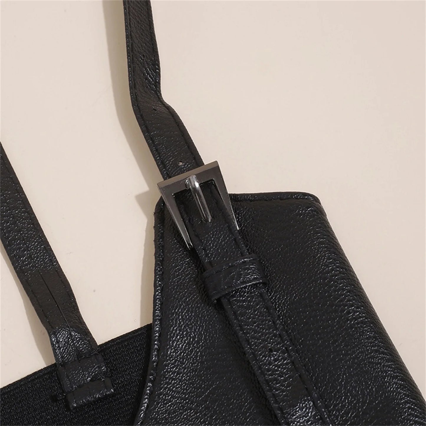 Women's Waist Belt Underbust Corset PU Leather Adjustable Punk Cummerbund Corset Wide Belts Dress Costume Waistband Cincher 1PC