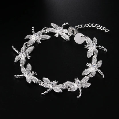 New High quality 925 Sterling Silver 4MM Women Men chain Male Twisted Rope Bracelets Fashion Silver Jewelry H121