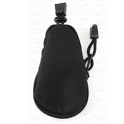 Practical Oxford Cloth Mini Key Holder Multipurpose Easy to Use Men Coin Purses Portable Mini Zipper Case Outdoor Black